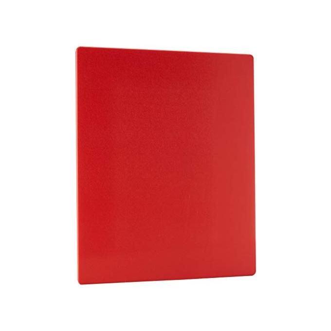 Bisetti TG5040R Tagliere Professionale in Polietilene con Fermi 50x40x2 cm colore Rosso