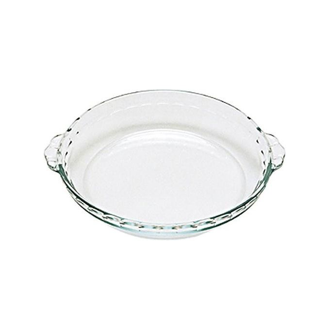 Pyrex 198B000-7648 Bake and Enjoy Stampo Festonato con Manici 26x23 cm vetro borosilicato 1.3 L colore Trasparente