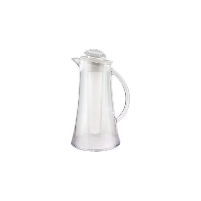 ILSA 2505 Ametiste Caraffa 2 L con Coperchio e Refrigeratore in MS e Polipropilene colore Trasparente