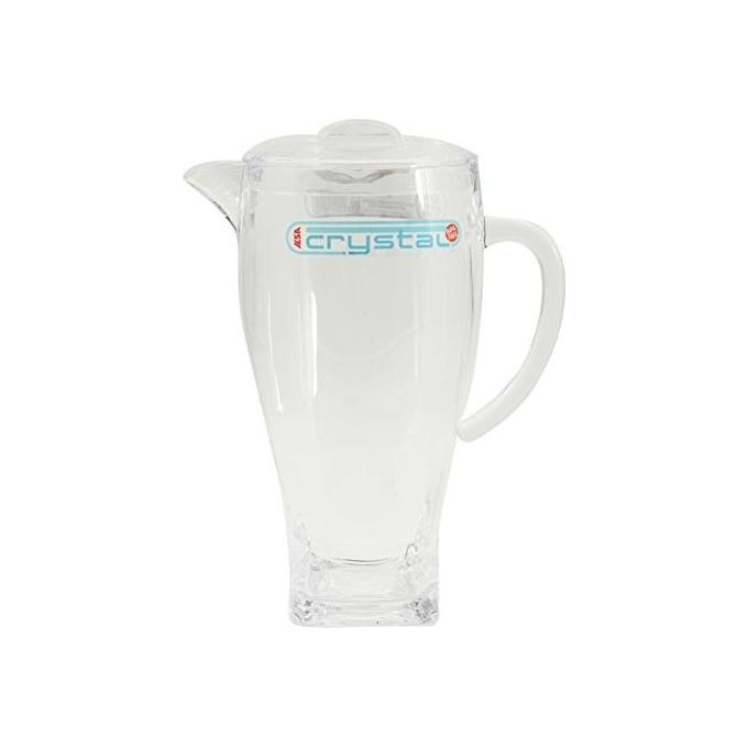 ILSA 2512 Crystal Caraffa Agata in MS da 2,2 L con Coperchio colore Trasparente