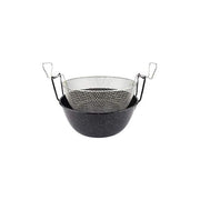 Ilsa ILS360126 Friggitrice con Cestello in Ferro Smaltato 26 cm colore Nero