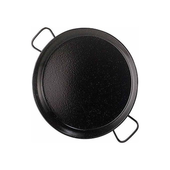 Garcima 071050 Paellera Valenciana in Ferro Smaltato 70 cm 25 Porzioni Gas Fuoco Aperto Forno