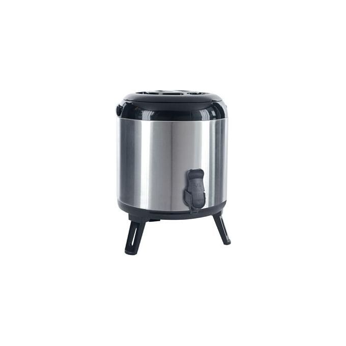ILSA 1107 Distributore Termico con Rubinetto Erogatore 8 Litri Acciaio Inox con Maniglia per Trasporto e Doppia Parete Adatto per Bevande Calde e Fredde colore Acciaio