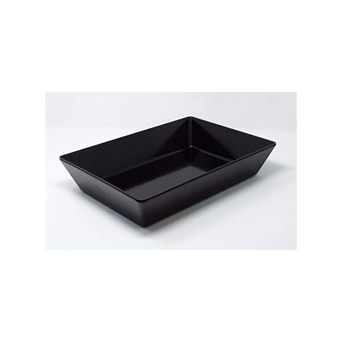 Di Canio E117518BK00 Velocity Vaschetta Rettangolare in Melamina 45x30x7 cm colore Nero