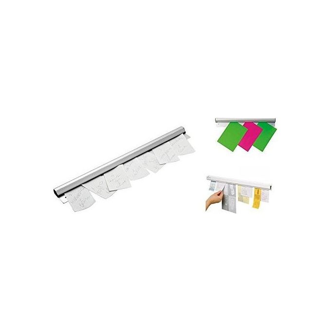 PIAZZA EFFEPI 490002 Barra Porta Comande in Alluminio Anodizzato 61 cm Sistema a Sfere Installazione a Parete