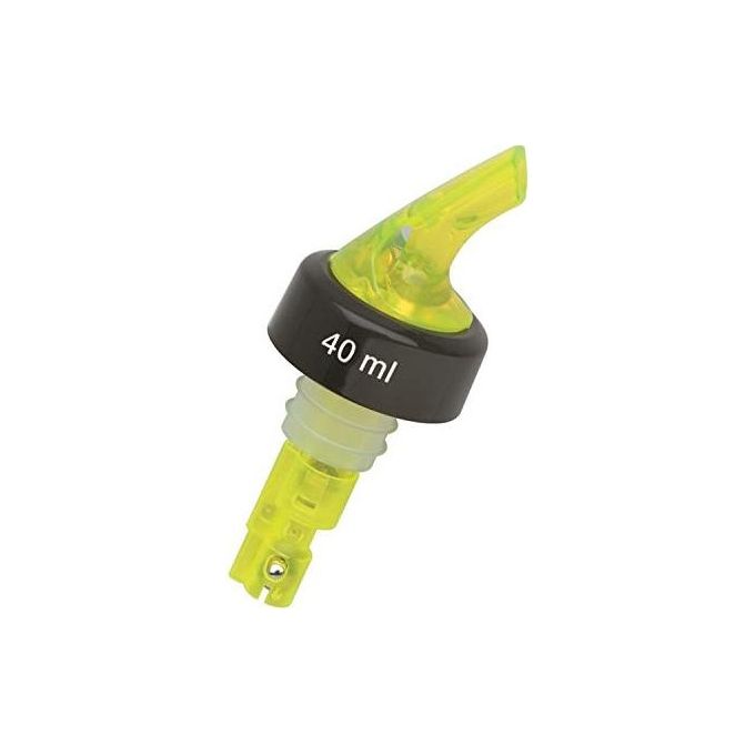 PIAZZA 0540403 Tappo Versatore Metrico in Plastica Alimentare 40 ml Confezione 3 Pezzi colore Giallo