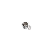 Metalsomma SCM600662 CUOCITUTTO Cestello Cuoci Vapore e Cuoci Pasta in Acciaio Inox 18-10 per Induzione con Coperchio colore Cromo lucido