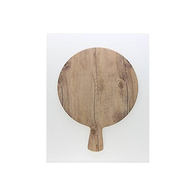 Tognana TOG800W37 Wood Show Plate Gastronorm Tagliere Tondo in Legno 28 cm con Manico per Facile Presa colore Legno