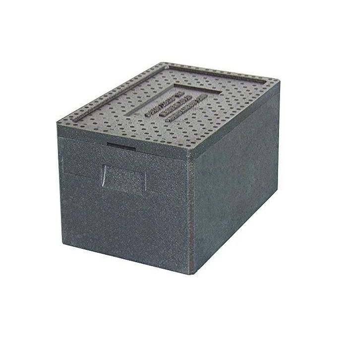 Thermohauser 4964840459 Box Termico GN 1-1 in Polipropilene Espanso Capacita' 49 L Resistente da -40°C a +120°C Lavabile in Lavastoviglie colore Nero