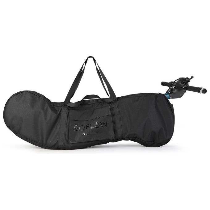 SoFlow 700.100.03 SCOOT 'N' BAG SMALL Borsa da trasporto in poliestere impermeabile con maniglie e tracolla colore Nero