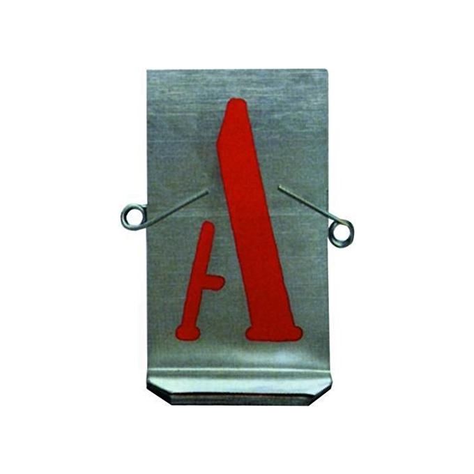 Vigor 4033018 Art. 605 Stampi per Lettere in Lamiera Zincata 27 Lettere 80 mm colore Acciaio