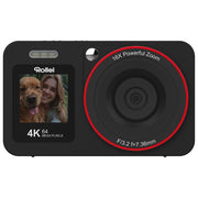 Rollei 12030 Compactline 12030 Fotocamera compatta 64 MP Doppio schermo 4K colore Nero