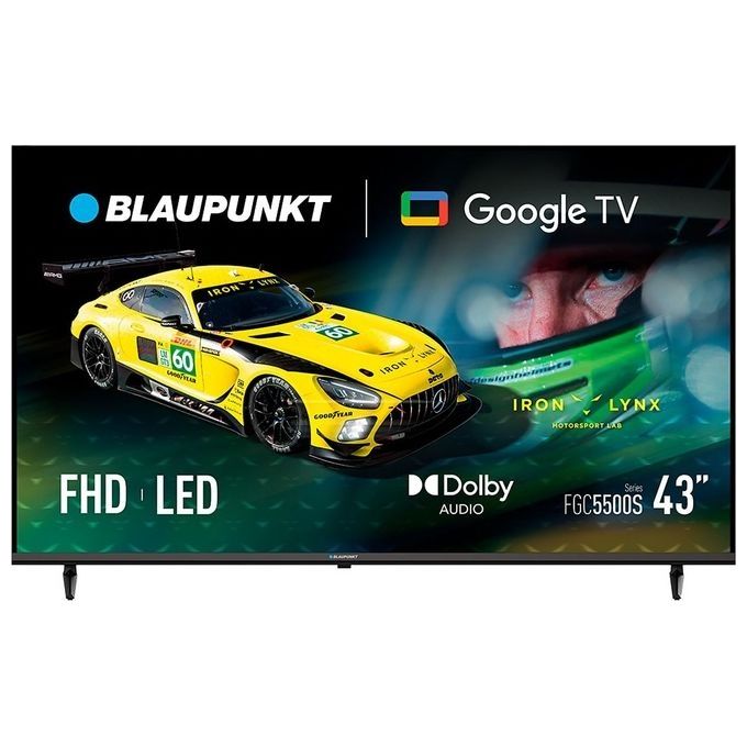 Blaupunkt 40FGC5501S TV LED 40'' Full HD Google TV Smart Wi-Fi DVB-T2 Chromecast Assistente Google colore Nero
