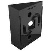 2N piastra posteriore a cuneo per intercomunicatore ip solo, accessorio montaggio a parete, angolazione 25°, colore nero, modello 9155071