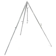 Petromax D1 Treppiedi per Esterno Regolabile in Altezza da 88 a 144 cm Colore Acciaio inox