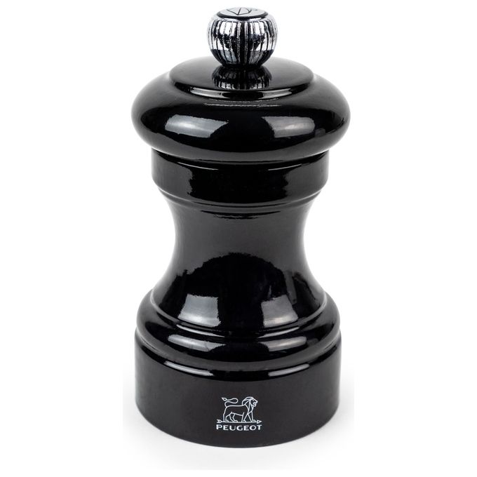 Peugeot 40826 Bistrorama Macinapepe in Legno di Faggio Laccato con Meccanismo U-Select Regolabile alla Base colore Nero