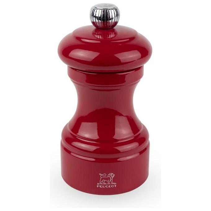 Peugeot Bistro Macinasale 10cm Rosso Legno Laccato