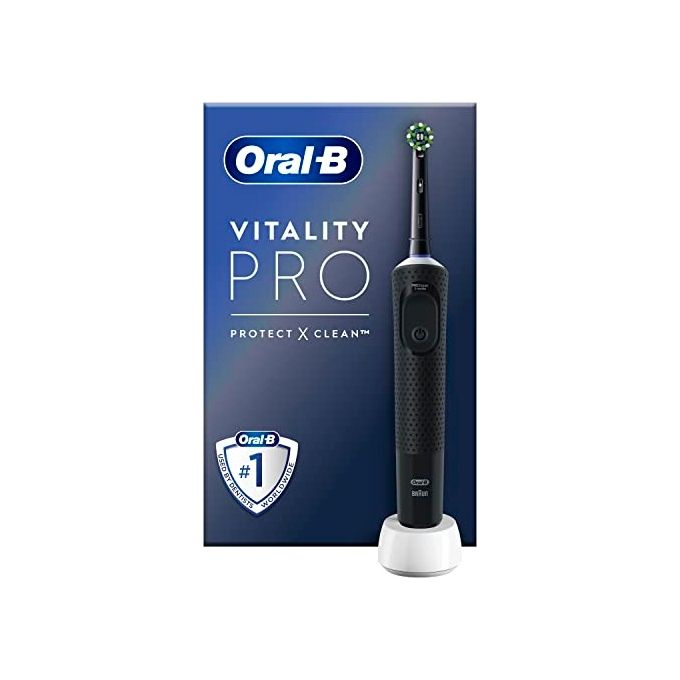 Oral-B D103 Vitality Pro Spazzolino elettrico rotante 3 modalita' timer 2 min colore Nero