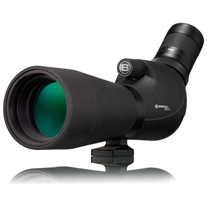 Bresser 4321000 Corvette Cannocchiale Zoom 15-45x60 mm Impermeabile con Prisma BaK-4 e Rivestimento Multistrato Completo colore Nero