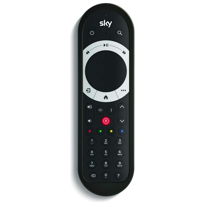 Meliconi 441569 Guscio 8 Salvatelecomando Silicone per Decoder MySkyHD 2017 SkyQ Sky Glass colore Nero