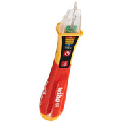 Wiha WIH-44309 Cercafase Volt Detector Antideflagrante Senza Contatto 12 1.000 V AC con Torcia LED Integrata e Spegnimento Automatico colore Nero