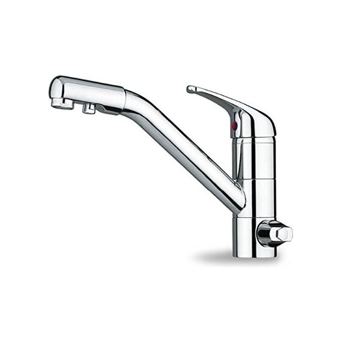 Crolla 4500CR 4500 CR Miscelatore Monocomando per Lavello con Uscita Separata per Acqua Pura colore Cromato