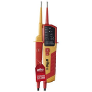 Wiha SB25516 Tester di tensione e continuita' 12-1000 V AC CAT IV IP64 con funzione torcia e test salvavita colore Rosso-Giallo