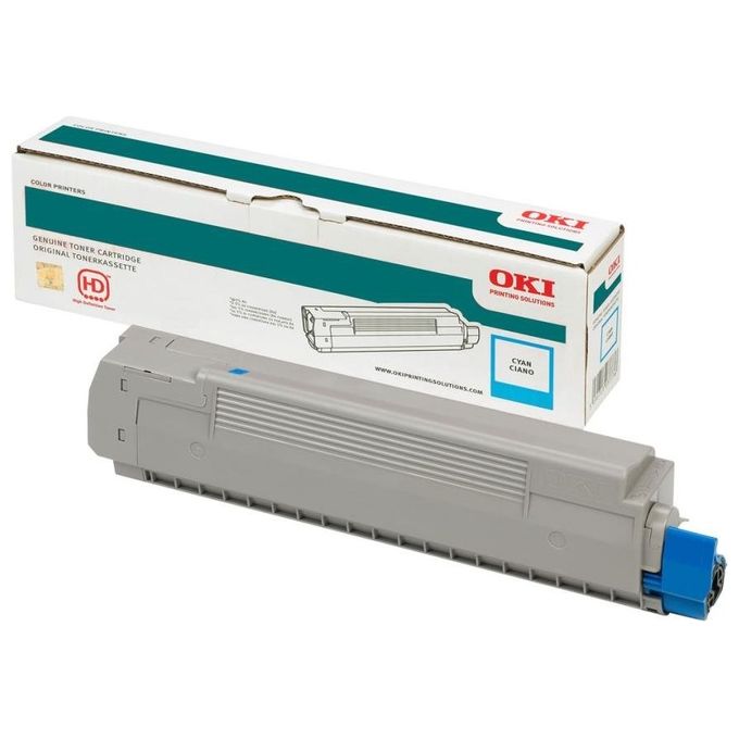 OKI 46606507 Pro8432WT Toner Originale Resa 10000 Pagine colore Ciano