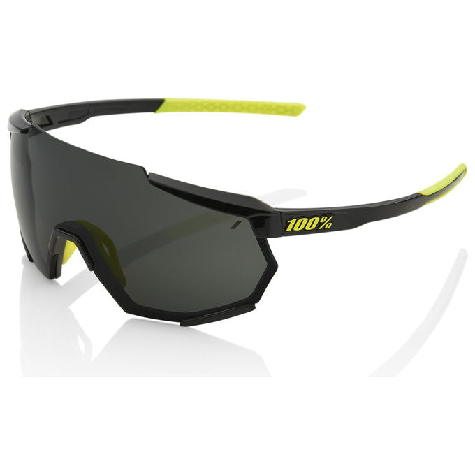 100% 469-062-60004-00002 Racetrap 3.0 Occhiali da ciclismo Montatura piena Lenti intercambiabili Policarbonato UV400 colore Nero