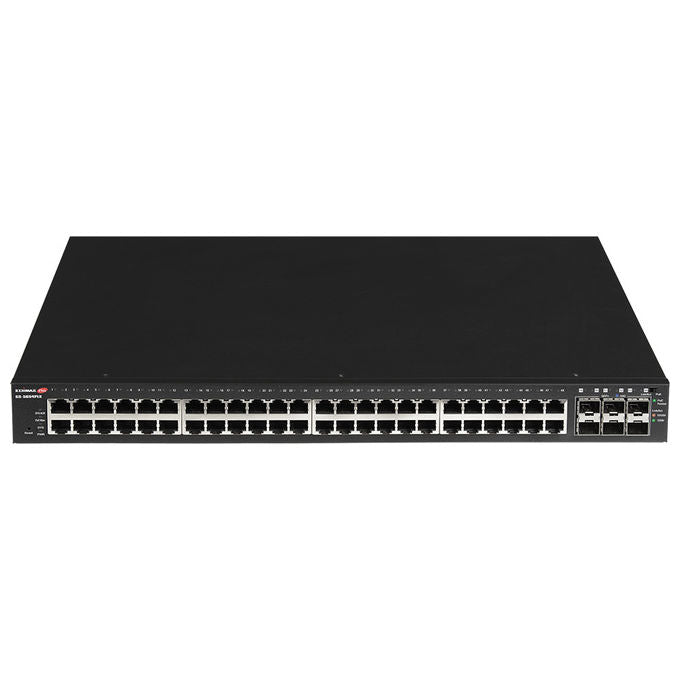 Edimax GS-5654PLX V2 Switch di rete gestito con 48 porte Gigabit Ethernet 6 slot SFP+ 10G supporto PoE+ colore Nero