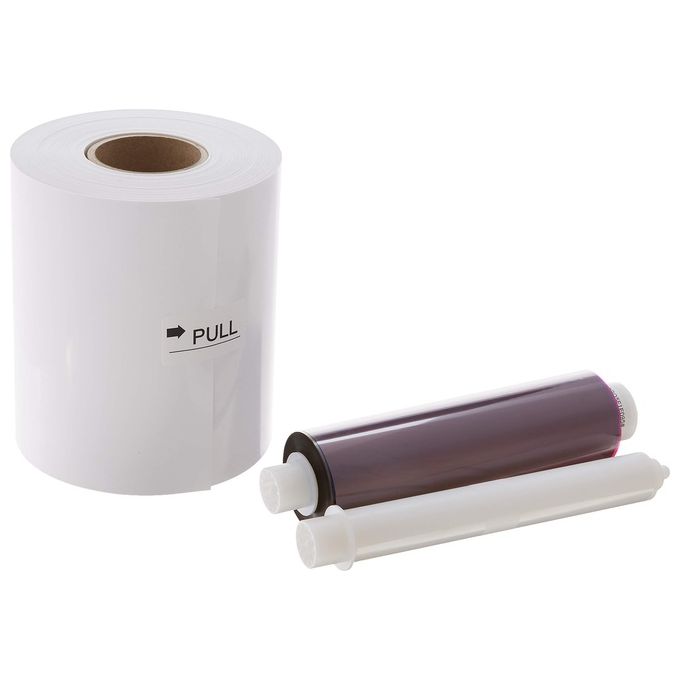 Mitsubishi Electric CK-D746 Kit Carta e Ribbon Sublimazione Termica 10x15 cm 800 Stampe 2 Rotoli finitura Gloss colore Bianco
