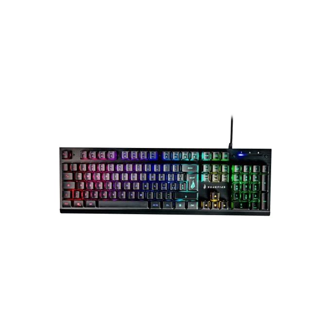 SureFire 48710 KingPin X2 Tastiera Gaming Full-size QWERTY Italiano USB LED RGB Retroilluminazione Anti-ghosting colore Nero