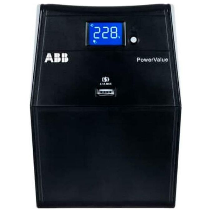 ABB 4NWP100172R0001 PowerValue 11LI UP Gruppo di continuita' Line Interactive 1 kVA 600 W 6 prese AC Display LCD colore Nero