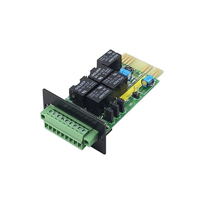 ABB 4NWP100220R0001 Scheda rele' Monitoraggio attivita' UPS Compatibile PowerValue 11RT G2 1-3 kVA colore Verde