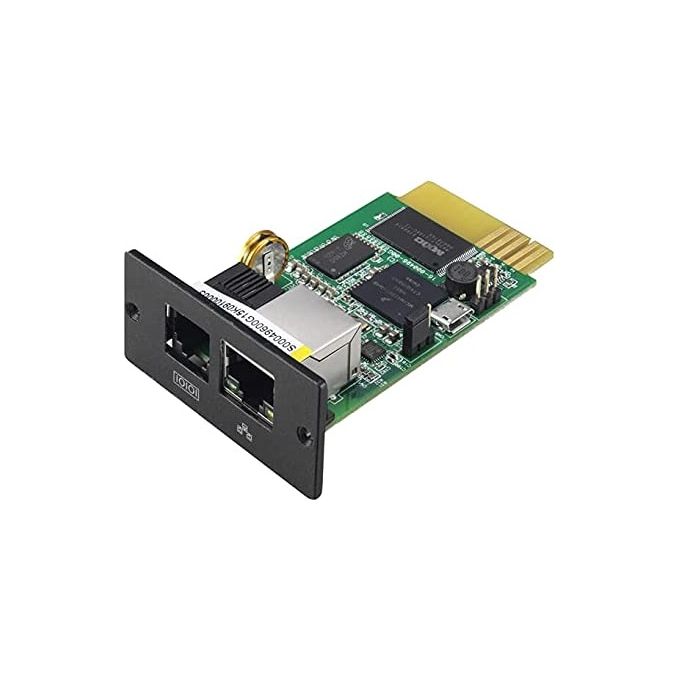 ABB 4NWP100230R0001 Scheda di gestione della rete WebPro SNMP per UPS PowerValue 11RT G2 1-3 kVA colore Verde
