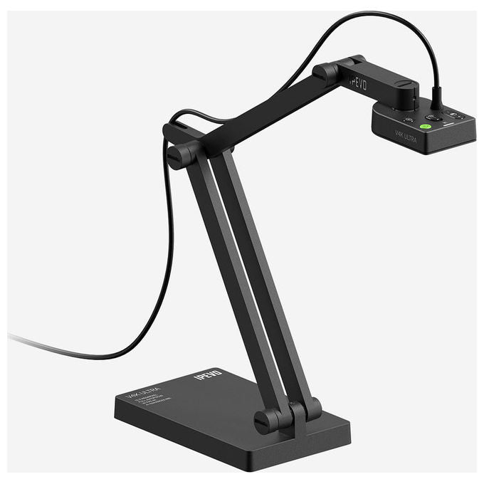 Ipevo 5-932-2-08-00 V4K-13MP ULTRA Fotocamera per Documento Risoluzione 3840 x 3104 Pixel USB Tipo A colore Nero