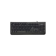 ADJ TA108 Pure Tastiera USB Cablata Layout Italiano QWERTY 113 Tasti 8 Tasti Multimediali Ergonomica colore Nero