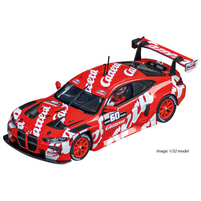 Carrera 50051024 Hybrid Auto radiocomandata BMW M4 GT3 No.62 con tecnologia batteria al litio velocita' 1.8 m-s fino a 30 minuti di gioco ricarica USB-C colore Multicolore