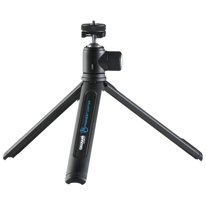 Cullmann 50081 Magnesit Copter Treppiede con Testa a Sfera CB2.7 Altezza Max 16 cm Peso 250 g Materiale Alluminio Carico Max 1 kg colore Nero