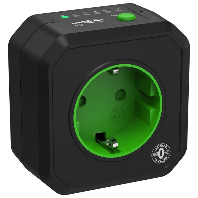 Ansmann AES 1 Orologio-Timer con Funzione Risparmio Energetico