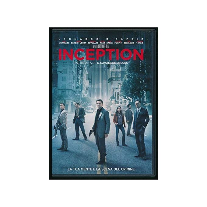 Warner Bros Inception DVD Christopher Nolan Leonardo DiCaprio Audio Italiano Inglese Dolby Digital 5.1 Area 2