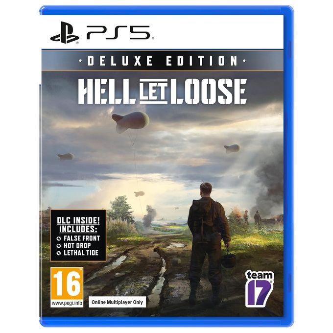 Fireshine Games HELL LET LOOSE DELUXE EDITION Videogioco Sparatutto PS5 50v50 False Front Hot Drop Lethal Tide DLC colore Nero