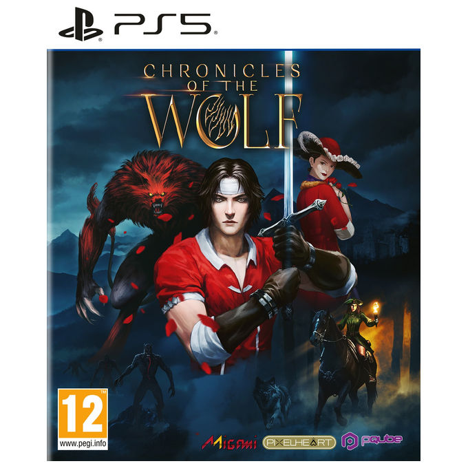 PQube 5060690797548 Chronicles of the Wolf Gioco PlayStation 5 RPG 1 Giocatore PEGI 12 colore Standard