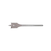 KWB 5124-12 Punta Fresatrice Piatta per Legno 12 mm Attacco Esagonale 1-4'' 2 Pretagli Punto di Centraggio colore Grigio