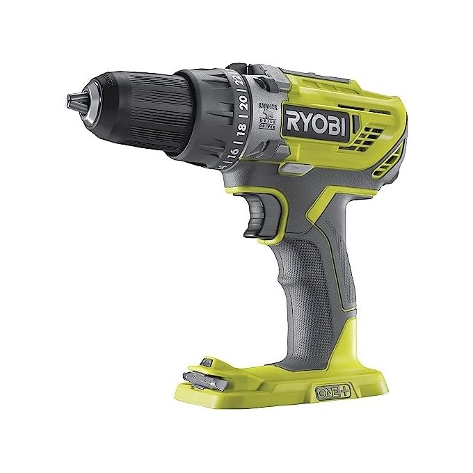 RYOBI 5133002888_NEVER_USED ONE+ Trapano Avvitatore a Percussione 18V 2 Velocita' 24 Regolazioni Coppia Mandrino 13mm Luce LED colore Nero