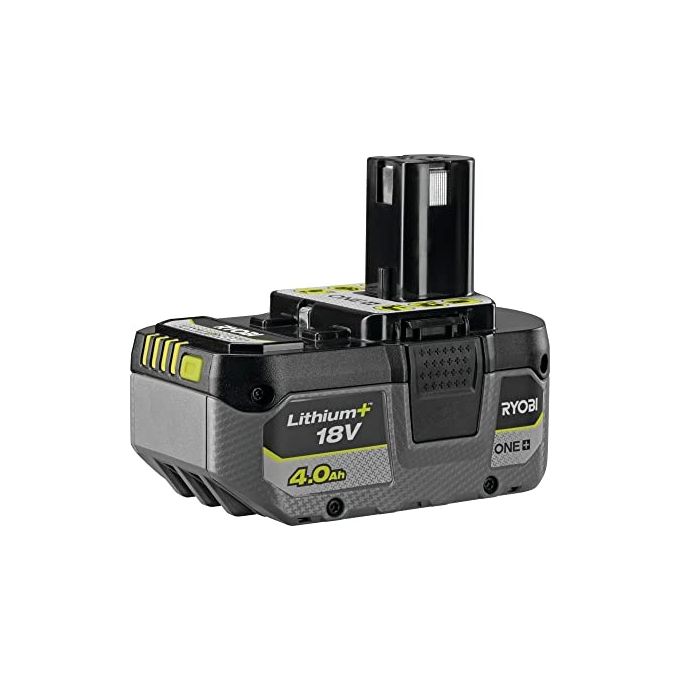 RYOBI RB1840X ONE+ Batteria 18 V 4.0 Ah con Indicatore di Carica e Tecnologia IntelliCell colore Nero