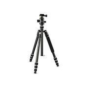Cullmann 52347 NANDO Treppiede da viaggio in carbonio leggero e compatto con testa a sfera e sgancio rapido colore Nero Argento