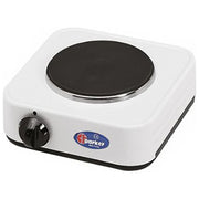 CF Parker 5318P Fornello Elettrico 1 Piastra in Ghisa 1000W 2,3 Kg colore Bianco