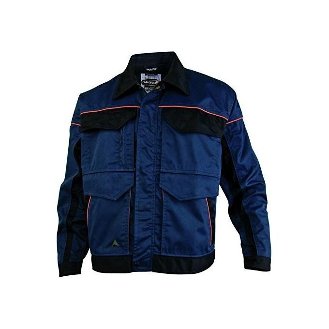 DELTA PLUS 5428510 M2CORPORATE MCVES Giacca da Lavoro Twill 245 g-m² 6 Tasche Taglia S colore Blu Navy Nero