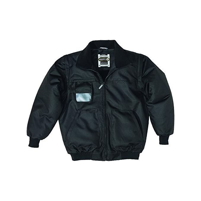 Deltaplus 5428620 Reno Giacca Bomber Panoply Poliestere Oxford Fodera Pile Maniche Staccabili 5 Tasche colore Nero
